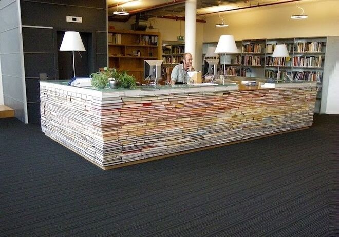 8 | Como suporte para um vidro, criando uma secretária ou uma mesa;