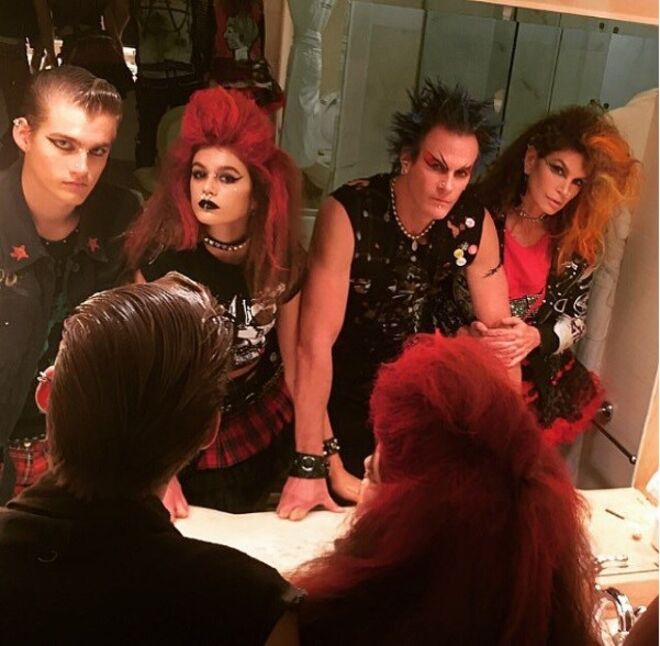 Cindy Crawford e família | Punks