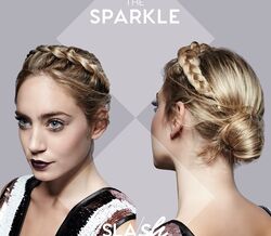 Um penteado à altura da festa
