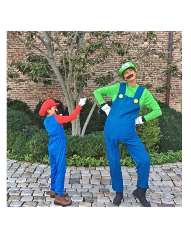 Gisele Bündchen e filho | Super Mário e Luigi