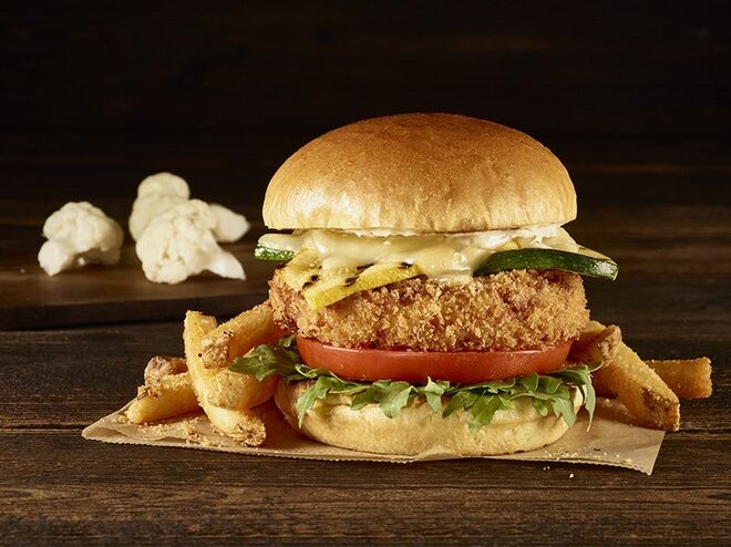 HRC Vegetarian LTO Cauliflower Burger