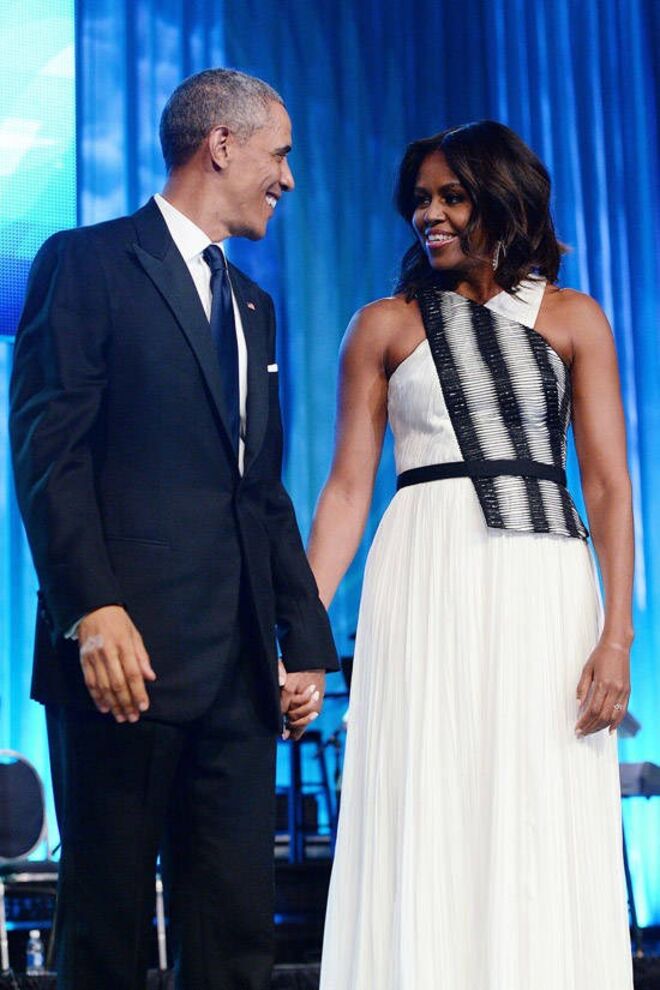 2014 | Conta que a primeira impressão de Obama não foi a melhor: viu-o numa fotografia antes de o conhecer e achou que tinha um nariz demasiado grande.