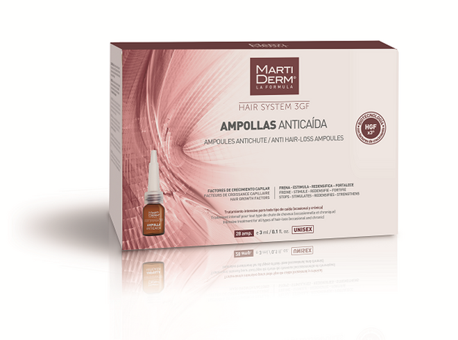 Ampolas anti-queda (28 unidades), Martiderm, €64