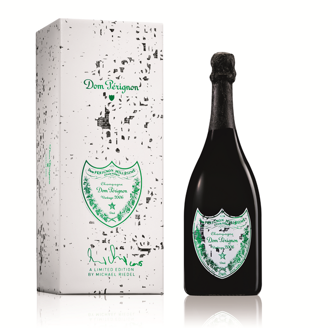 Champagne Dom Pérignon Blanc Vintage 2006  Edição limitada x artista alemão Michael Riedel., €167,49