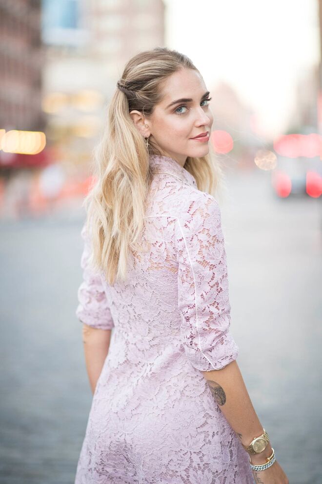 As tranças de Chiara Ferragni