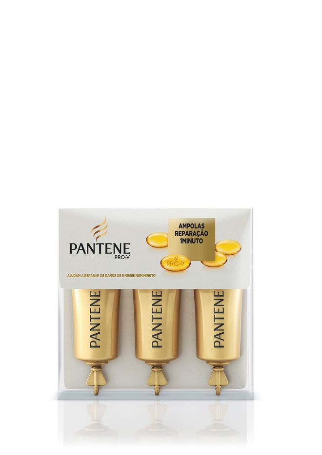 Ampolas Pantene, 45ml (preço sob consulta)