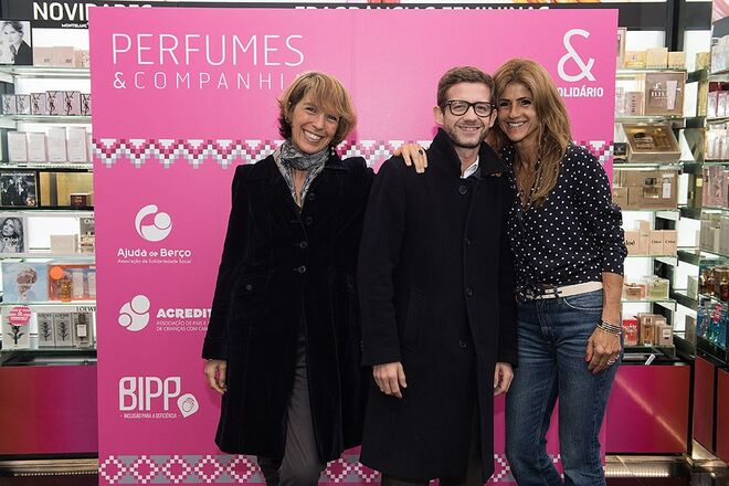 Os padrinhos: Margarida Pinto Correia pela Acreditar;  Pedro Granger pela Ajuda de Berço e Bibá Pitta pelo BIPP.