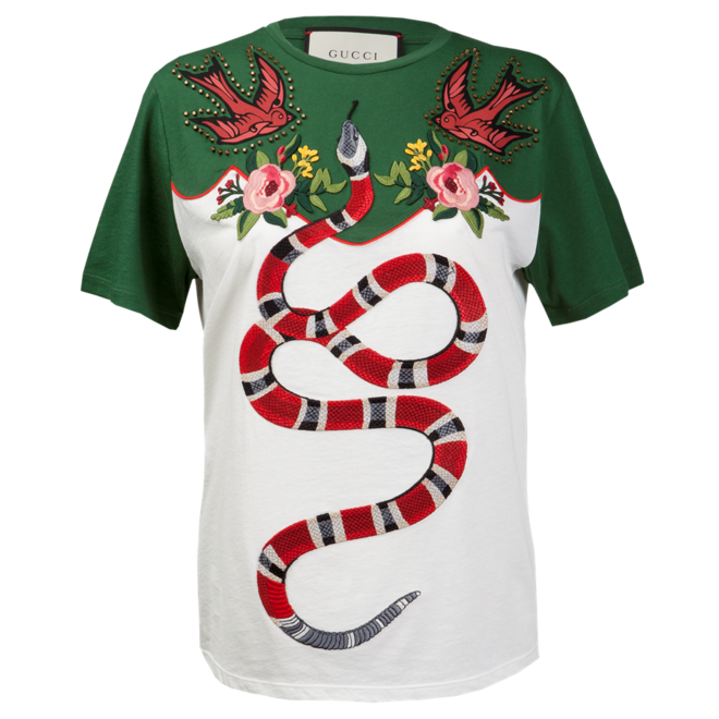 T-shirt em algodão, €790, Gucci, na Fashion Clinic