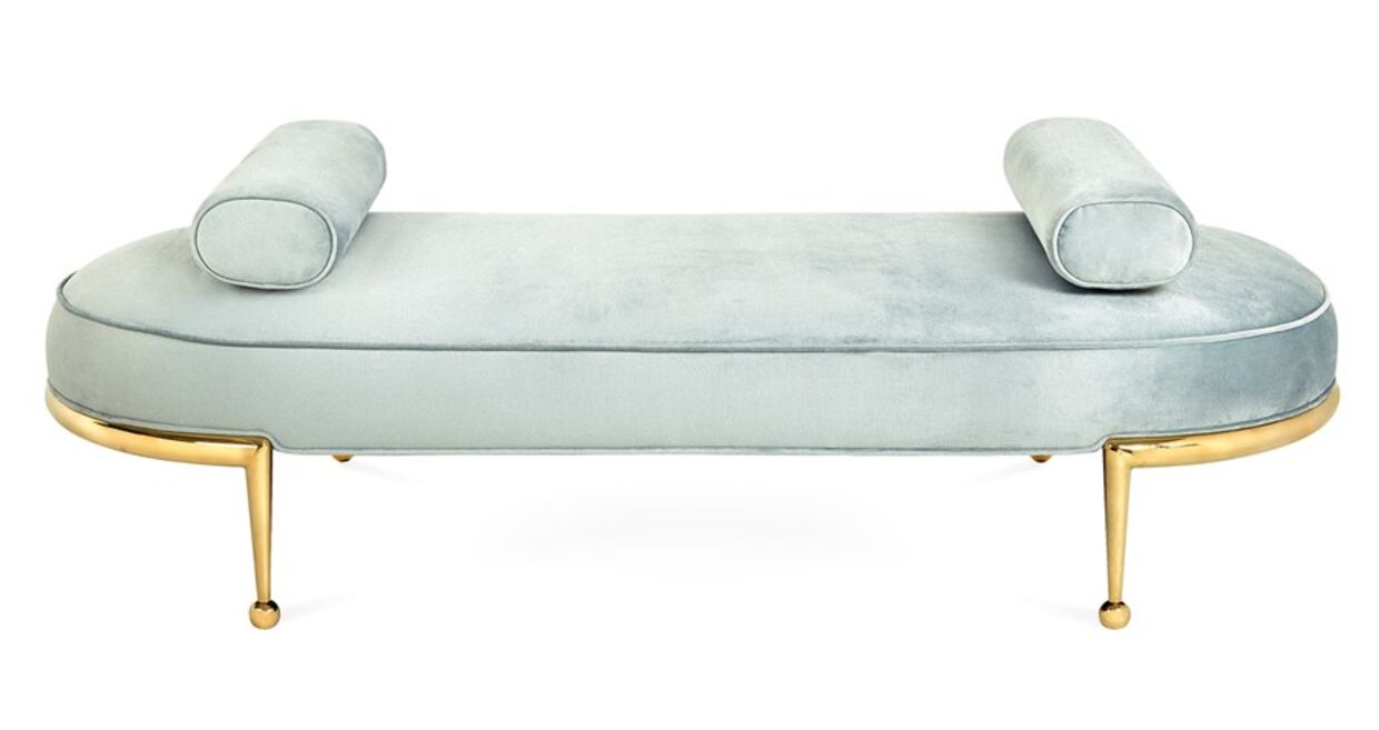 Sofá, 3088€ em www.jonathanadler.com
