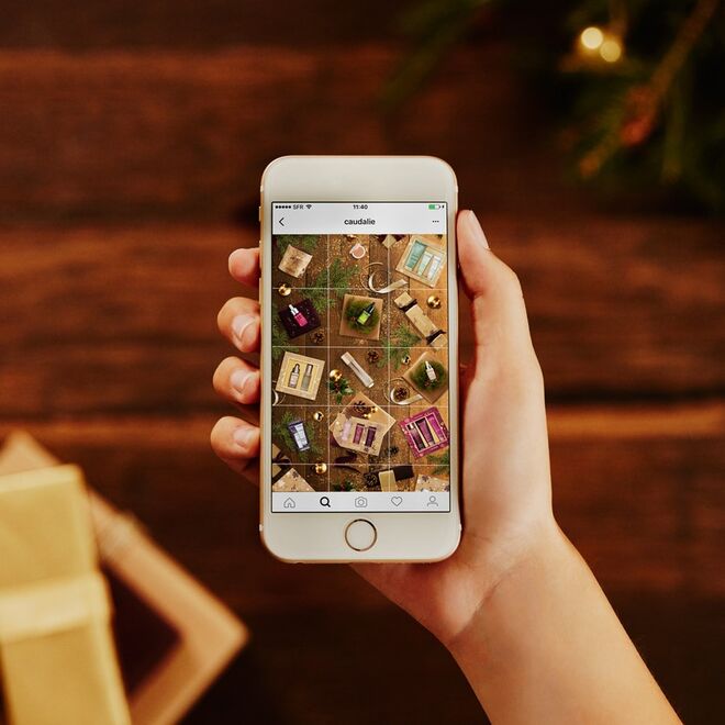 20. Habilite-se a ganhar presentes todos os dias | A Caudalie criou uma coleção de coffrets de Natal e uma chave na conta de Instagram @Caudalie para poder ganhá-los. 