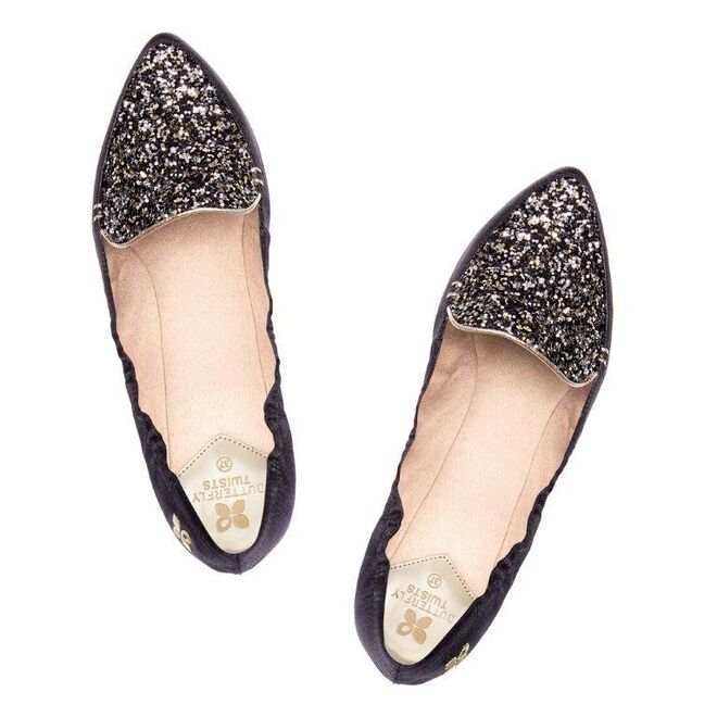 Amber Disco Glitter Multi Black Gold, €54.90, da Butterfly Twists