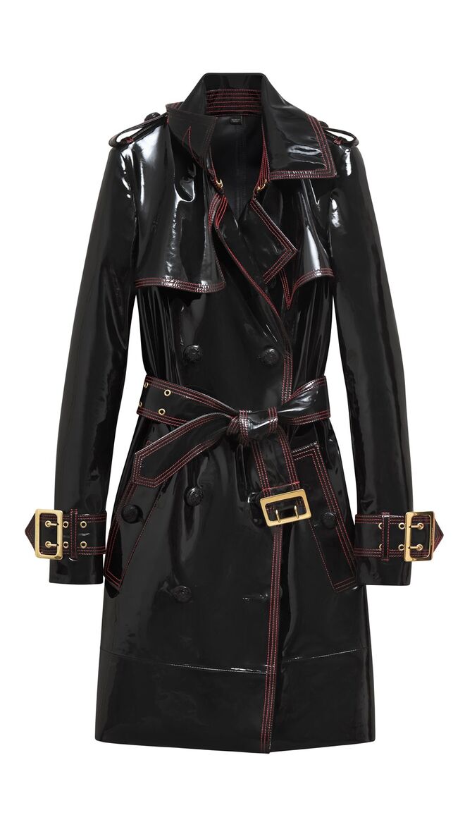 Gabardina em pele, €3995, Burberry