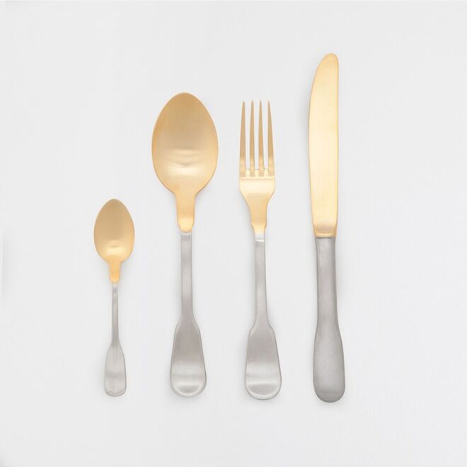 Conjunto de talheres bicolor, Zara Home, 5,99€