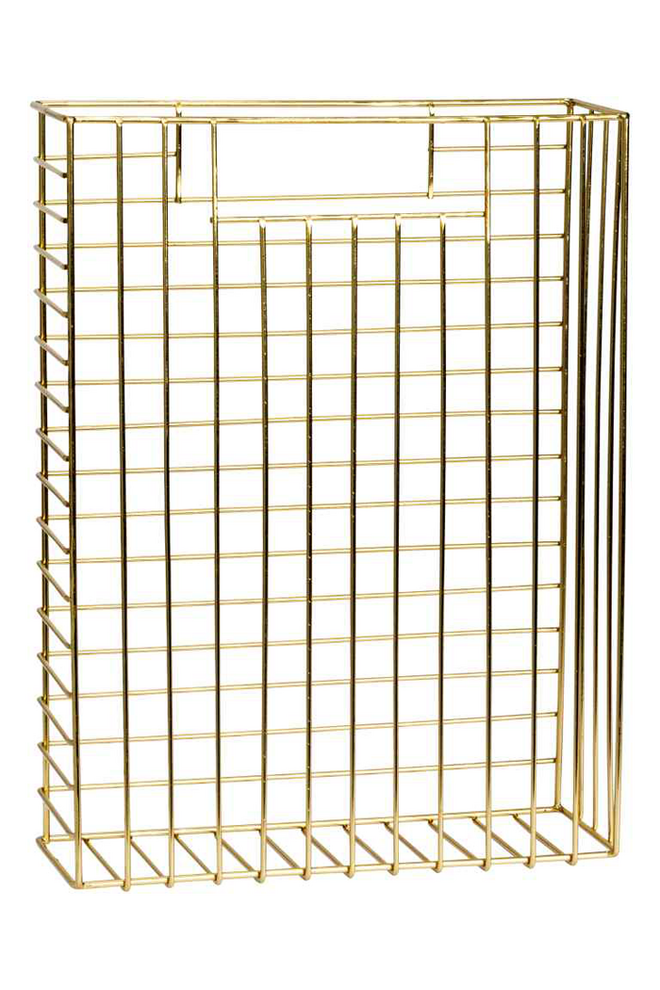 Cesto para jornais metálico, 19,99€