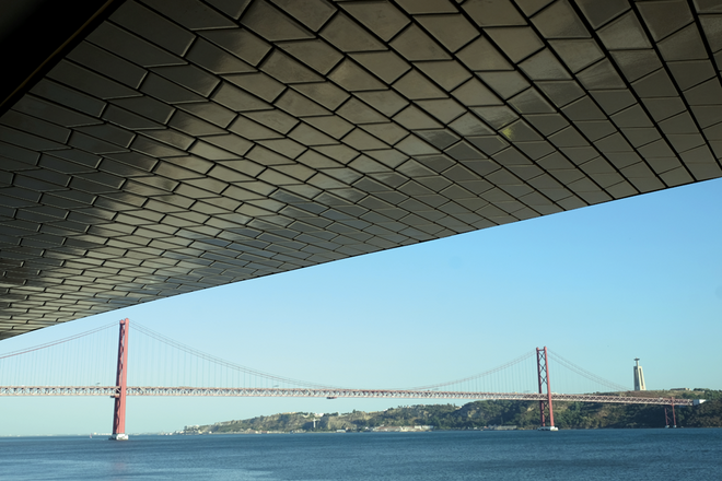 A zona exterior do Museu, com vista priviligiada 