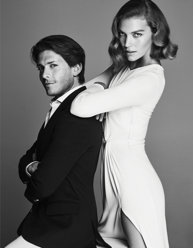 Edgardo Osorio e Arizona Muse