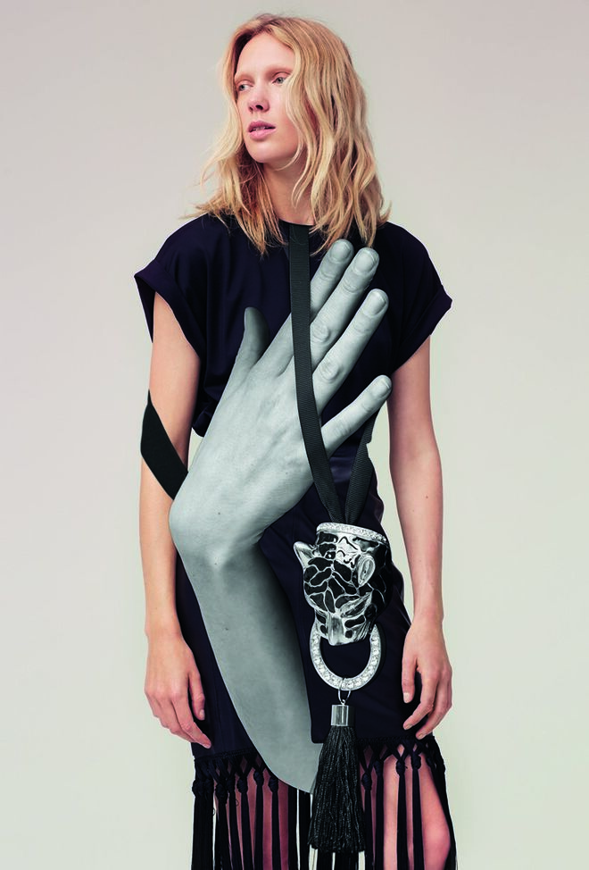 As costuras lembram o Médio Oriente como ponto de referência