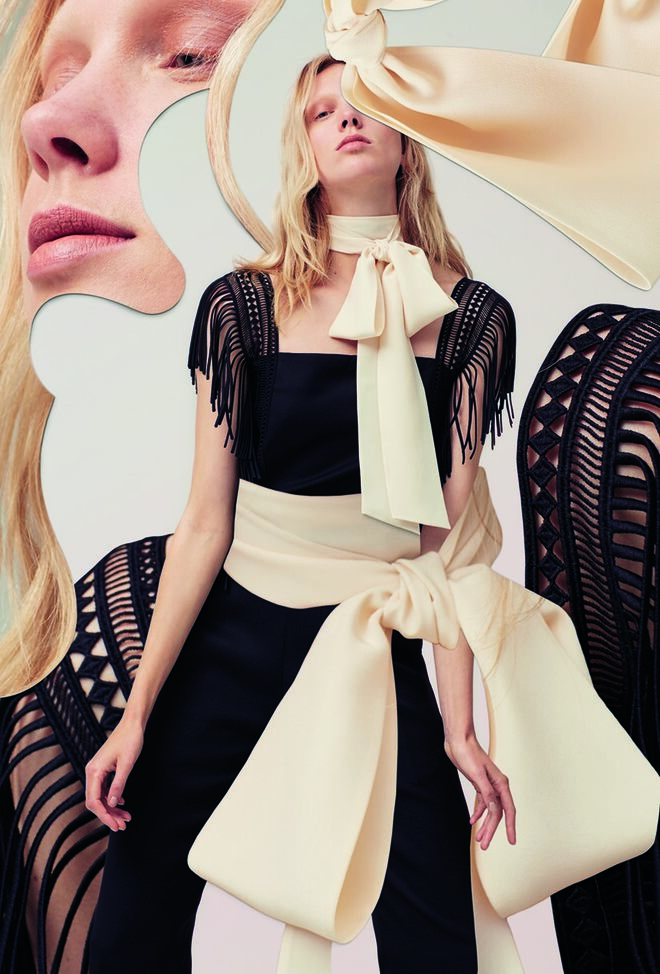 Com uma inspiração étnica, o femino surge com cores escuras.