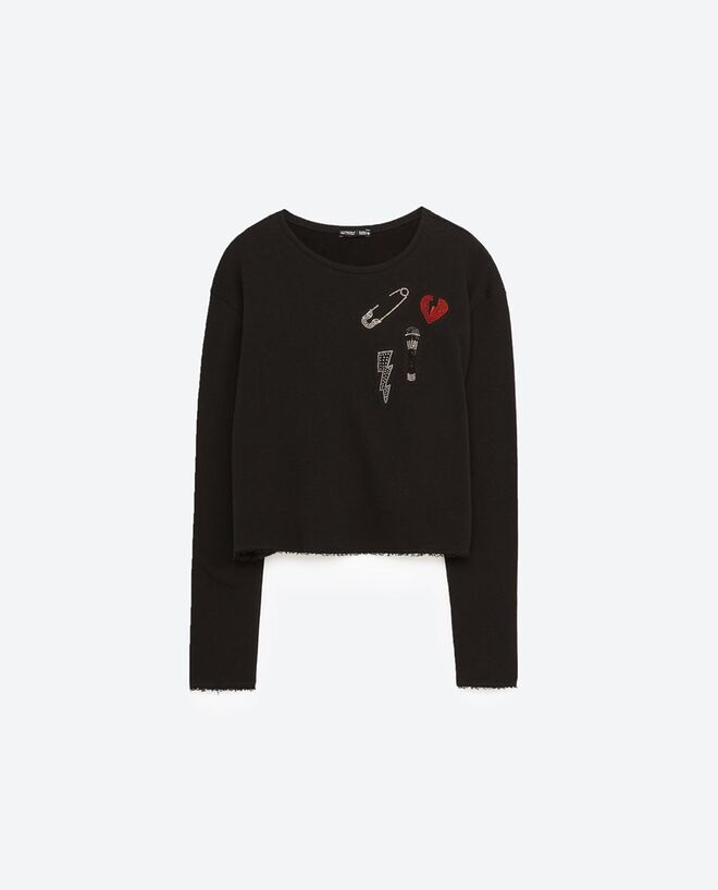 7. Sweatshirt | Zara, 12.99€