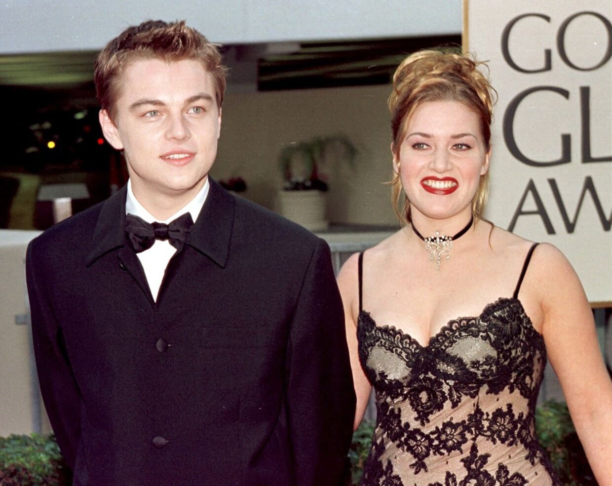Leonardo DiCaprio e Kate Winslet, 1998.