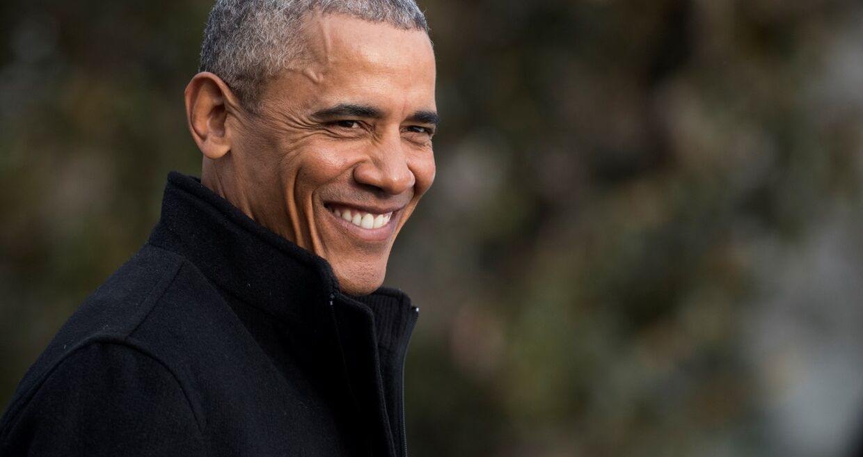 Barack Obama de saída da Casa Branca