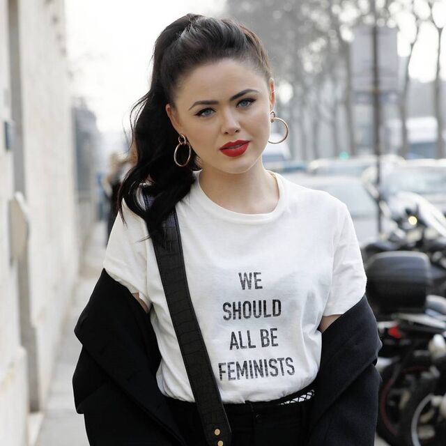 Kristina Bazan na Semana de Alta Costura de Paris