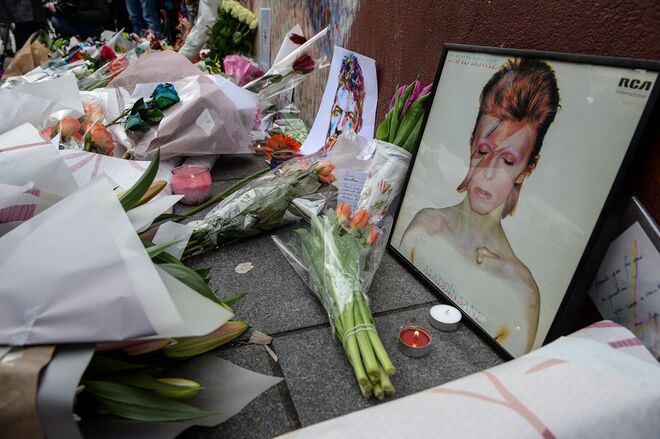 Homenagem a David Bowie em Brixton