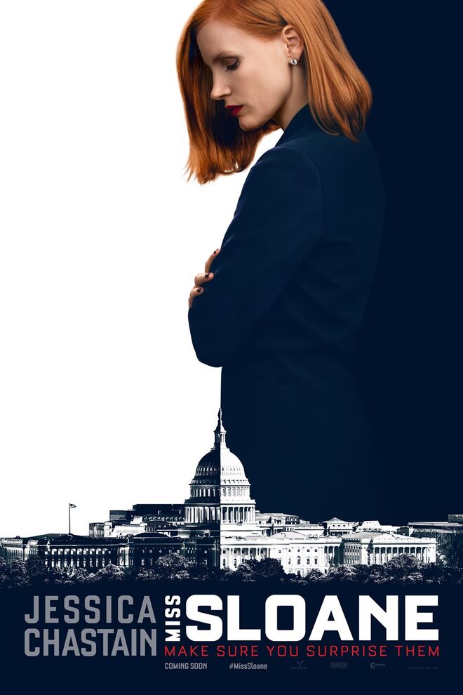 MISS SLOANE (1 Nomeação) – Melhor Atriz Principal Drama, Jessica Chastain; 