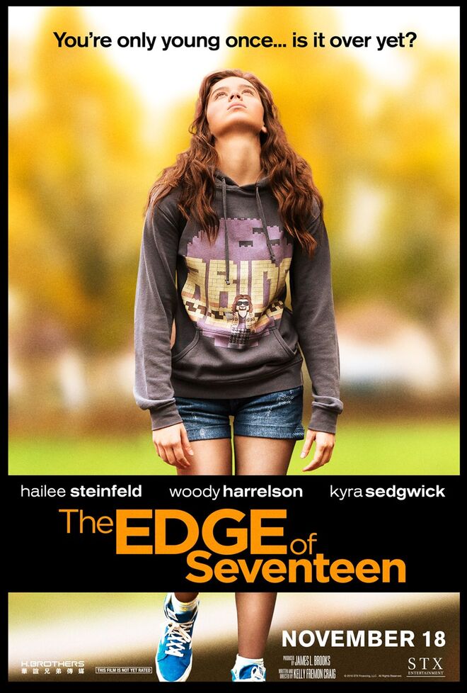 THE EDGE OF SEVETEEN (1 Nomeação) – Melhor Atriz Principal Musical/Comédia, Hailee Steinfeld;