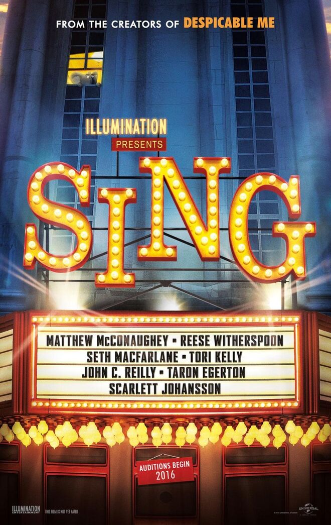 SING (2 Nomeações) – Melhor Animação; Melhor Canção Original, Faith;