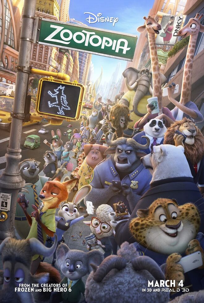 ZOOTOPIA (1 Nomeação) – Melhor Animação