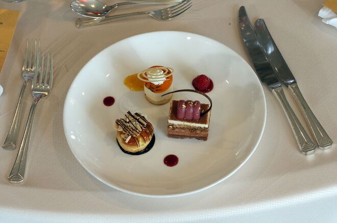 Um dos pratos escolhidos para o Menu da 74ª Gala Anual dos Golden Globe Awards no The Beverly Hilton Hotel