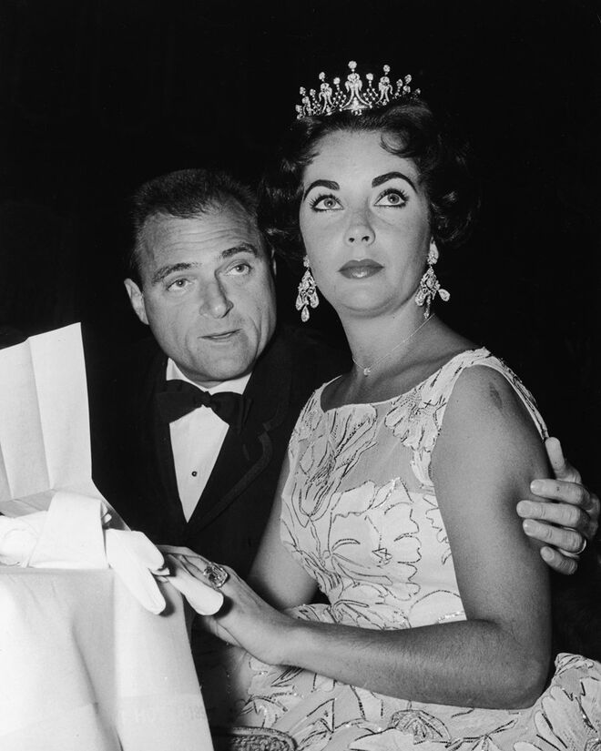 Elizabeth Taylor e Mike Todd, 1957