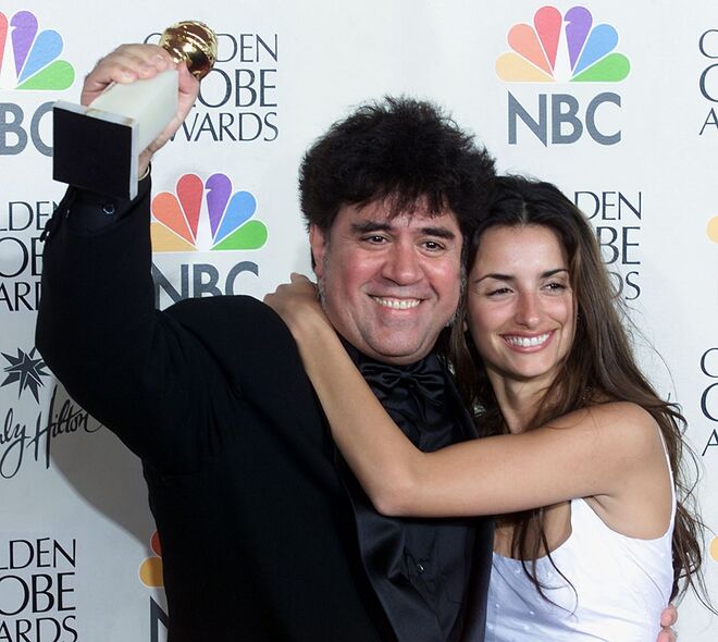 Penelope Cruz e Pedro Almodovar, 2000