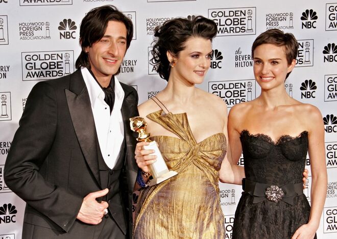 Adrien Brody, Rachel Weiz e Natalie Portman, 2006