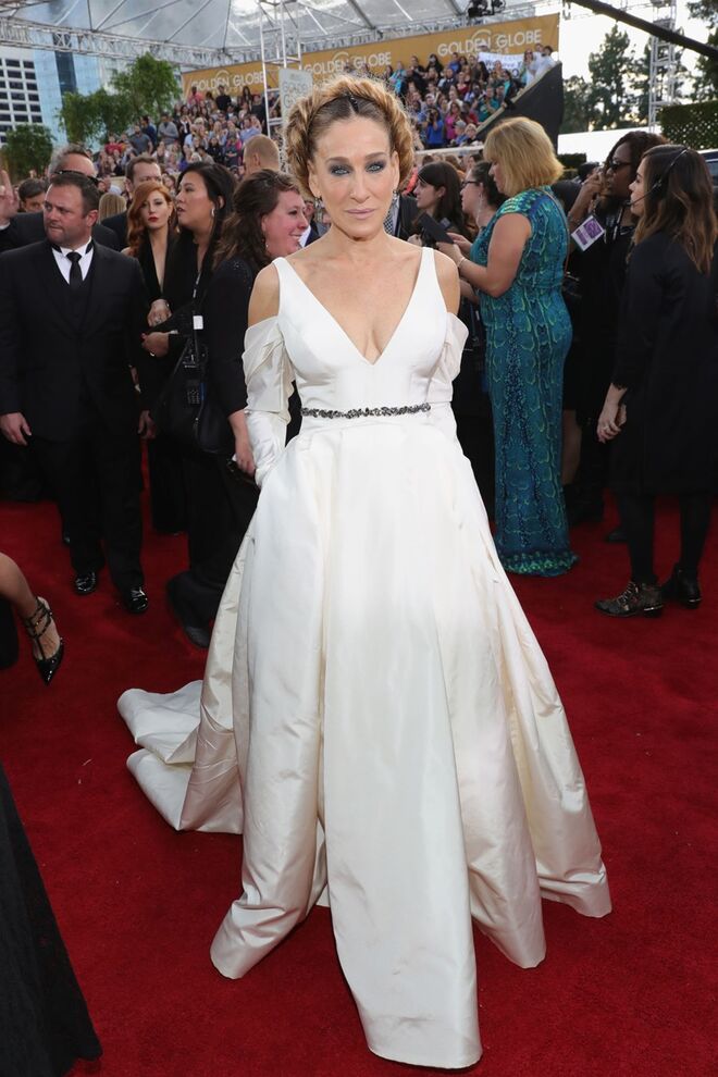 Sarah Jessica Parker em Vera Wang