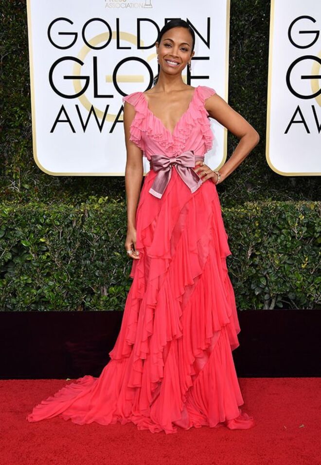 Zoe Saldana em Gucci