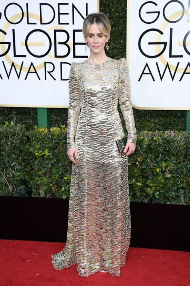 Sarah Paulson em Marc Jacobs