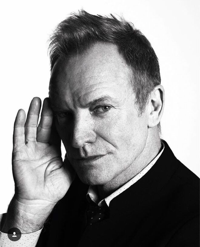 Sting nos Golden Globe Awards 2017 @instagram@goldenglobes