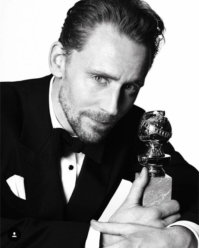Tom Hiddleston, Melhor Ator (Série TV) - 'The Night Manager' @instagram@goldenglobes
