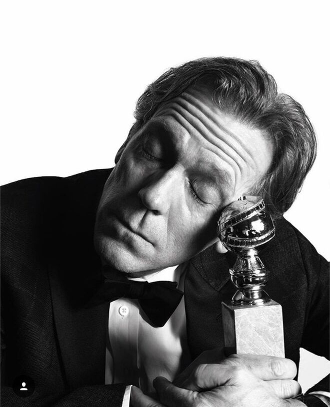 Hugh Laurie, Melhor Ator Secundário (Série TV) - 'The Night Manager' @instagram@goldenglobes