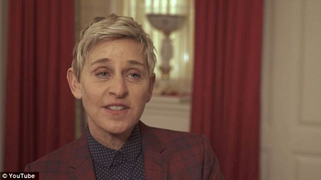 Elle Degeneres no vídeo 'Yes We Can: Your Most Memorable Moments from the Obama Presidency'