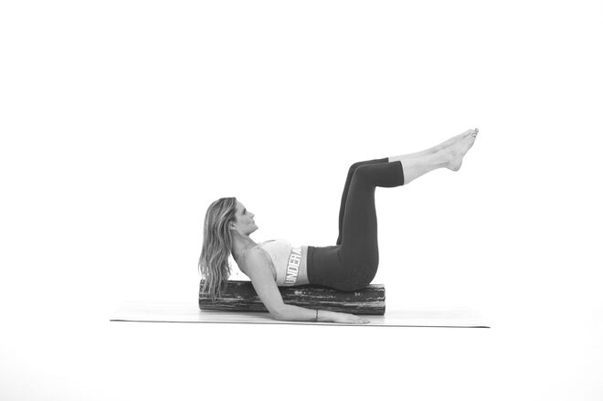 Sábado | Reverse Tricep Dips with Leg Extension