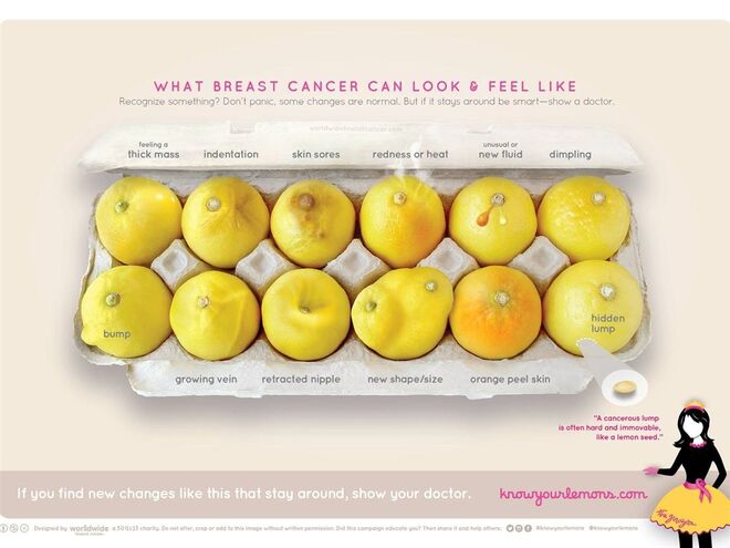 "Conhece os teus limões", campanha de prevenção do Cancro da Mama