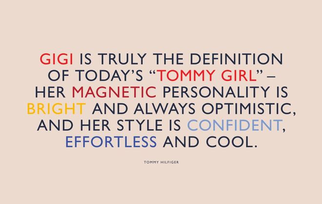 Já há uma segunda coleção Tommy x Gigi Hadid 