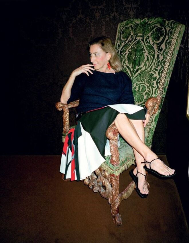 12. "Um sapato exuberante é ótimo. Faz com que se sinta livre, mas não estúpida" Miuccia Prada