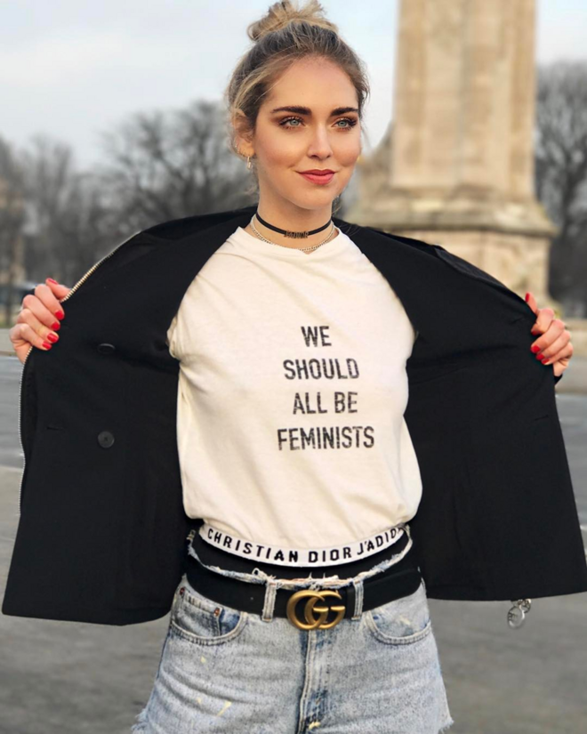 Chiara Ferragni na Semana de Alta Costura de Paris