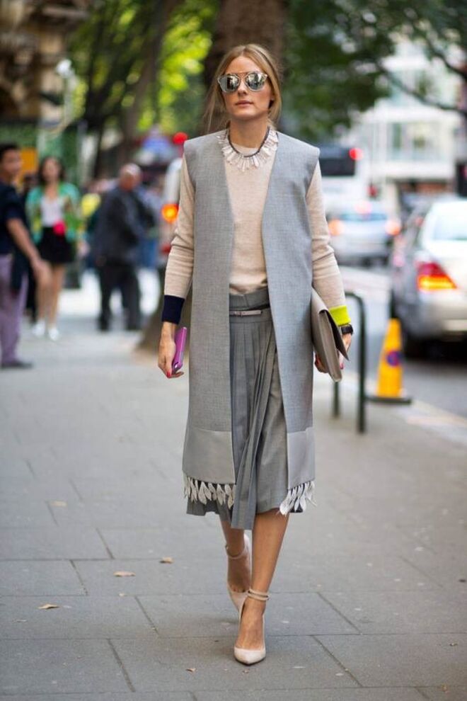 7. Camisas e coletes | Olivia Palermo
