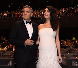 Amal e George Clooney nos Cesar Awards
