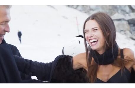 Bianca Balti e David Gandy para Dolce & Gabbana